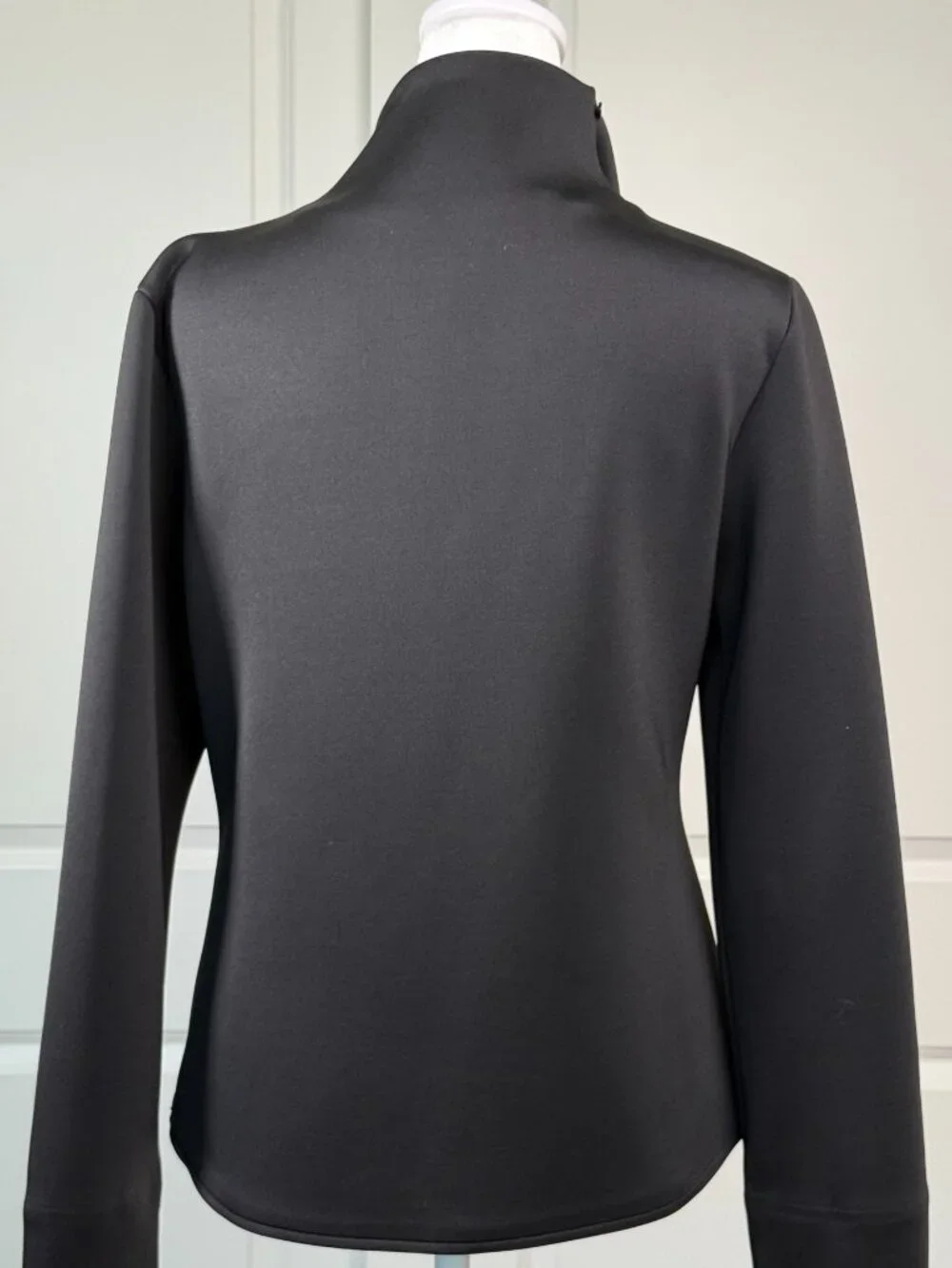 ADAY Up in the Air Lightweight Asymmetrical Zip Jacket, Black, Medium